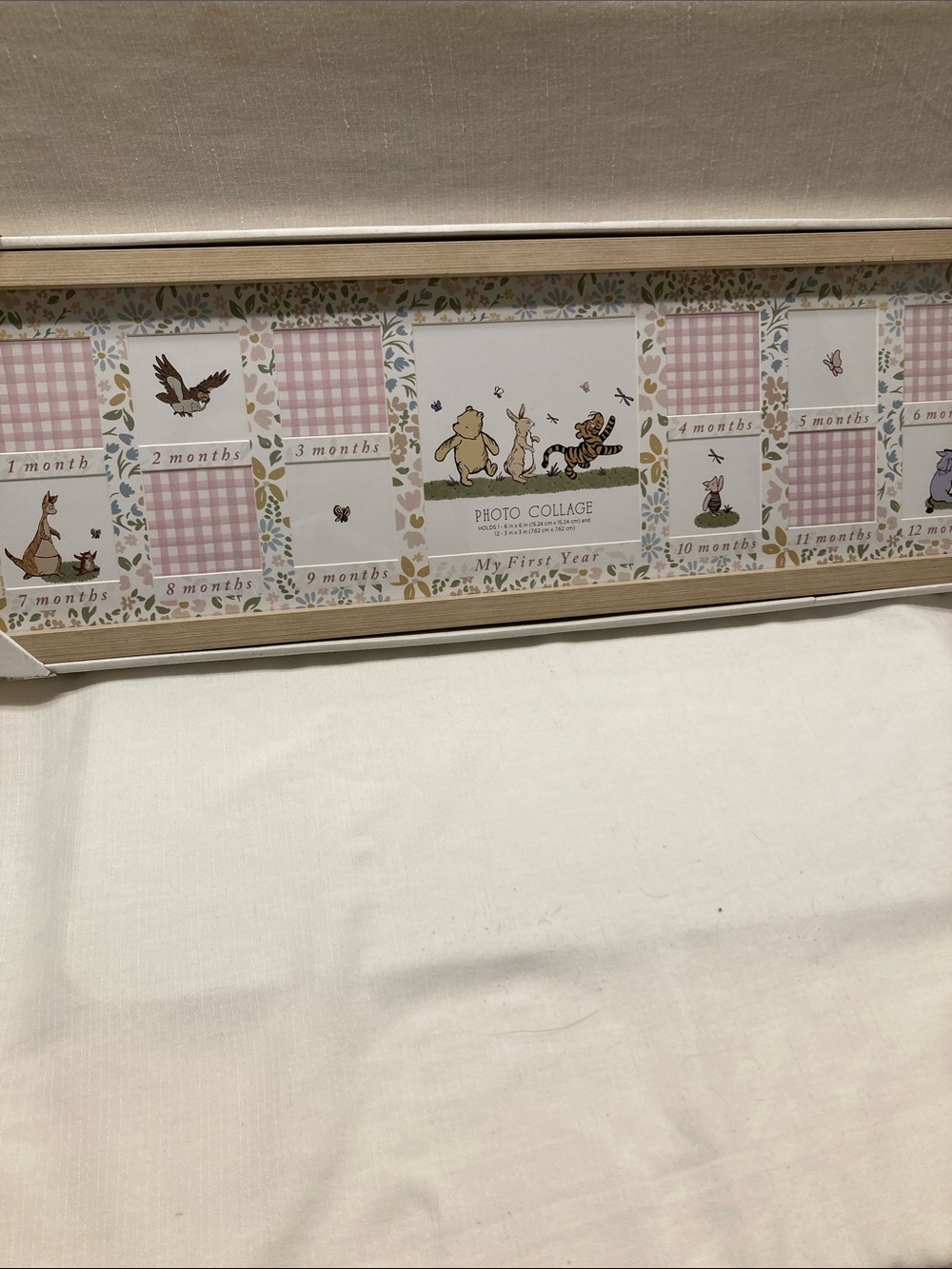 Wendy Bellissimo Pink Winnie the Pooh Baby Photo Collage Frame